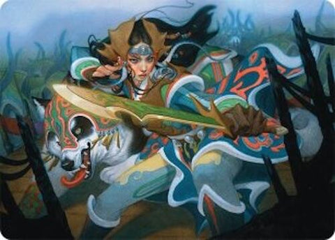 Eshki Dragonclaw Art Card (23/54) [Tarkir: Dragonstorm Art Series]