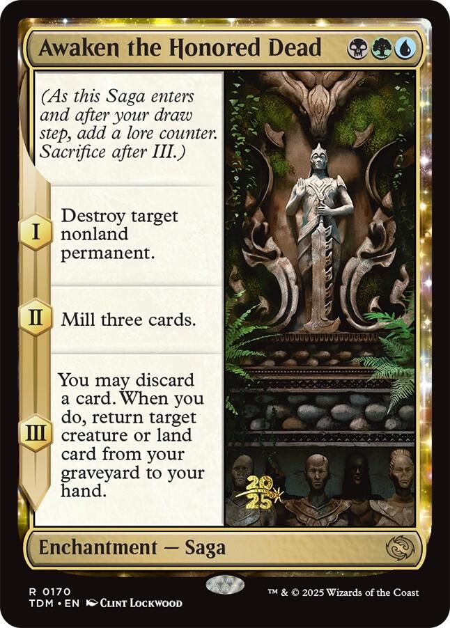 Awaken the Honored Dead [Tarkir: Dragonstorm Prerelease Promos]