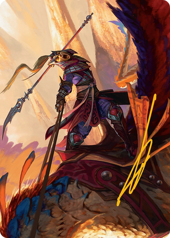 Dragonback Lancer Art Card (3/54) [Tarkir: Dragonstorm Art Series]