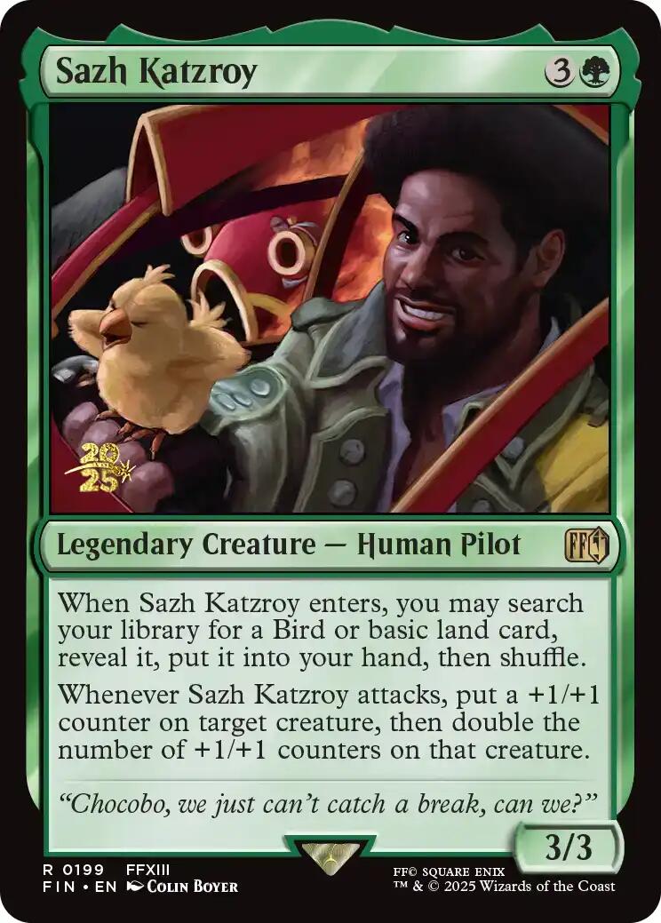 Sazh Katzroy [FINAL FANTASY Prerelease Promo]