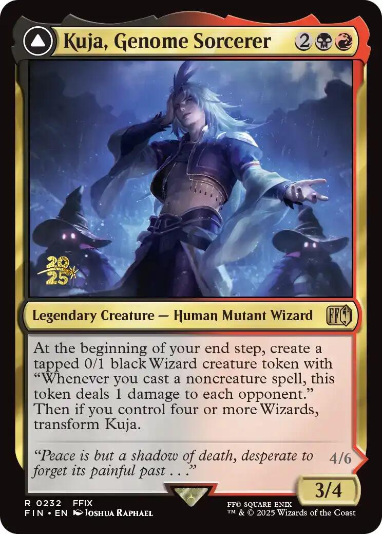 Kuja, Genome Sorcerer // Trance Kuja, Fate Defied [FINAL FANTASY Prerelease Promo]