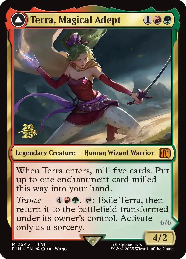 Terra, Magical Adept // Esper Terra [FINAL FANTASY Prerelease Promo]