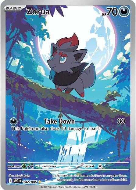 Zorua (142/086) [Scarlet & Violet: White Flare]