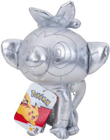 Pokemon Silver Grookey 8" Plush