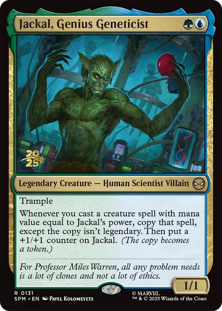 Jackal, Genius Geneticist [Marvel's Spider-Man Prerelease Promos]