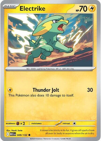 Electrike (049/132) [Mega Evolution: Base Set]