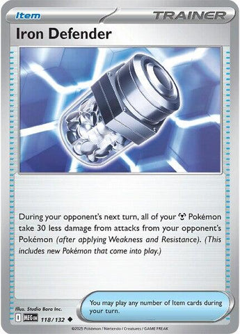 Iron Defender (118/132) [Mega Evolution: Base Set]