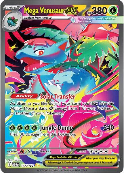 Mega Venusaur ex (177/132) [Mega Evolution: Base Set]