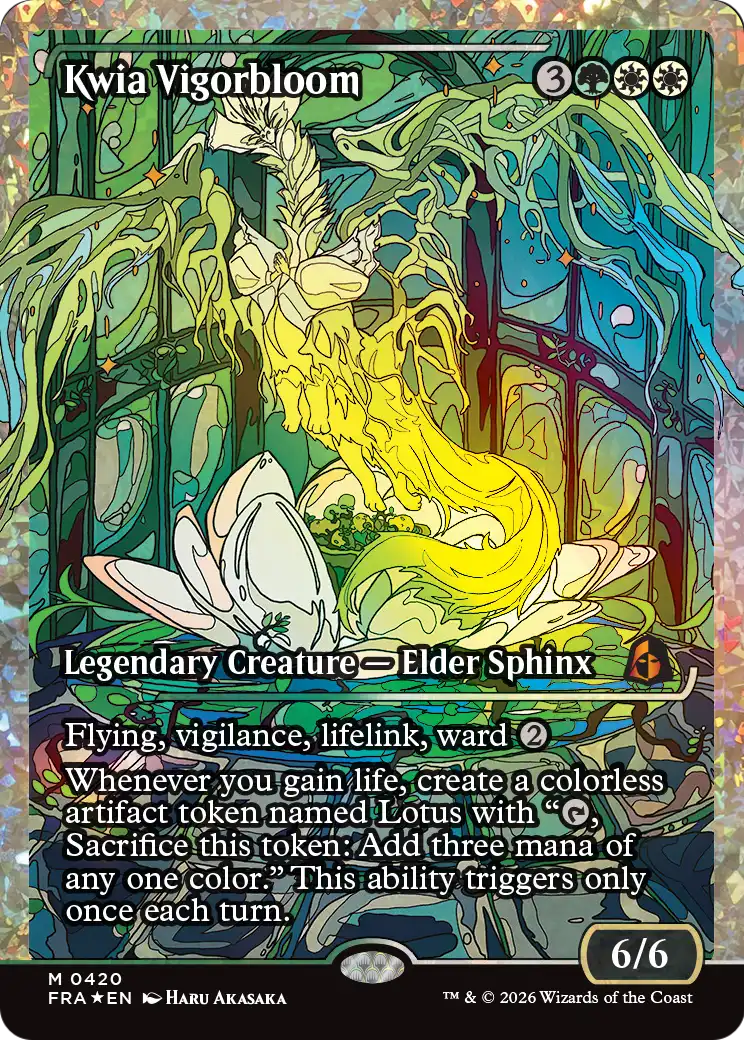 Kwia Vigorbloom (Showcase) (Fracture Foil) (0420) [Reality Fracture]