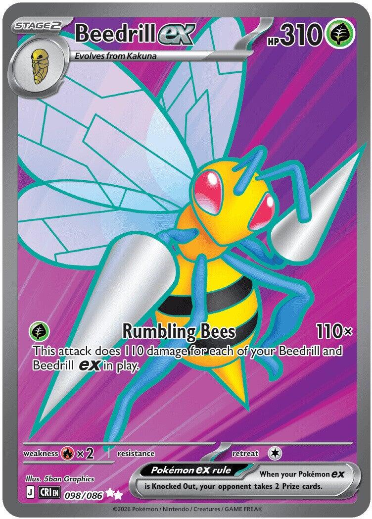 mega beedrill pokemon card Pokemon MEGA BEEDRIL EX Foil Box Set Collection with 4 10-card Booster Packs!