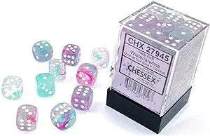 Chessex Nebula Wisteria White Luminary 12 MM Set