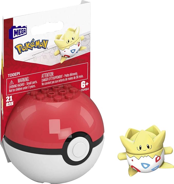 Mega Construx Pokemon Togepi Construction Set, Building Toys for Kids