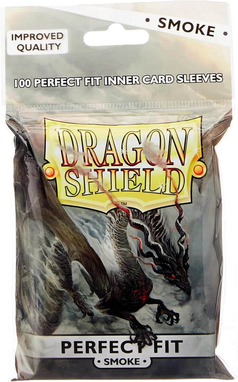 Dragon Shield Sleeves: Perfect Fit Standard - Smoke 100CT