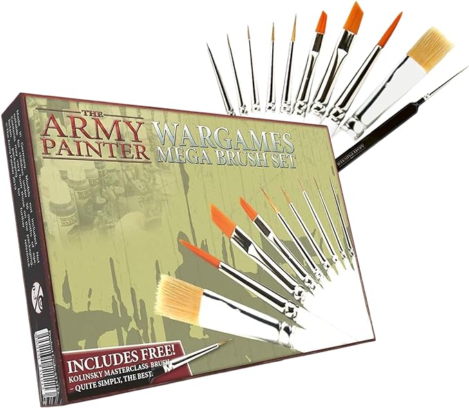 The Army Painter: Wargamer Brush - Mega Brush Set