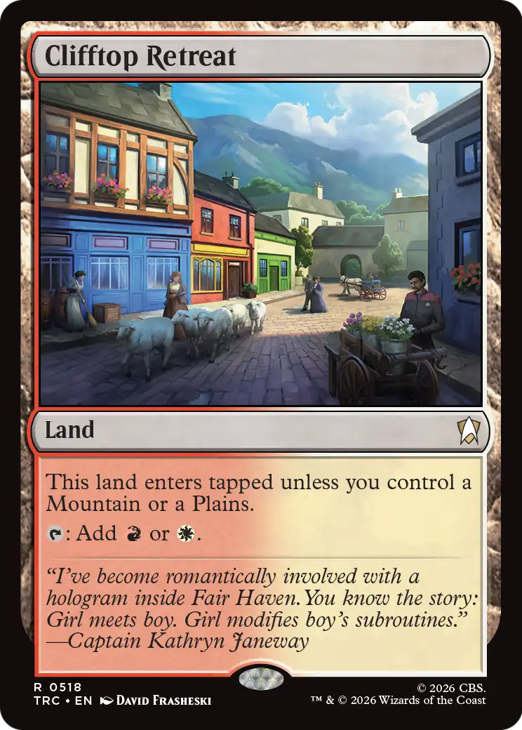 Clifftop Retreat (Surge Foil) [Star Trek Commander]
