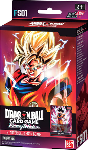 DRAGON BALL SUPER TCG: FUSION WORLD: SON GOKU STARTER DECK 01 (FS01)