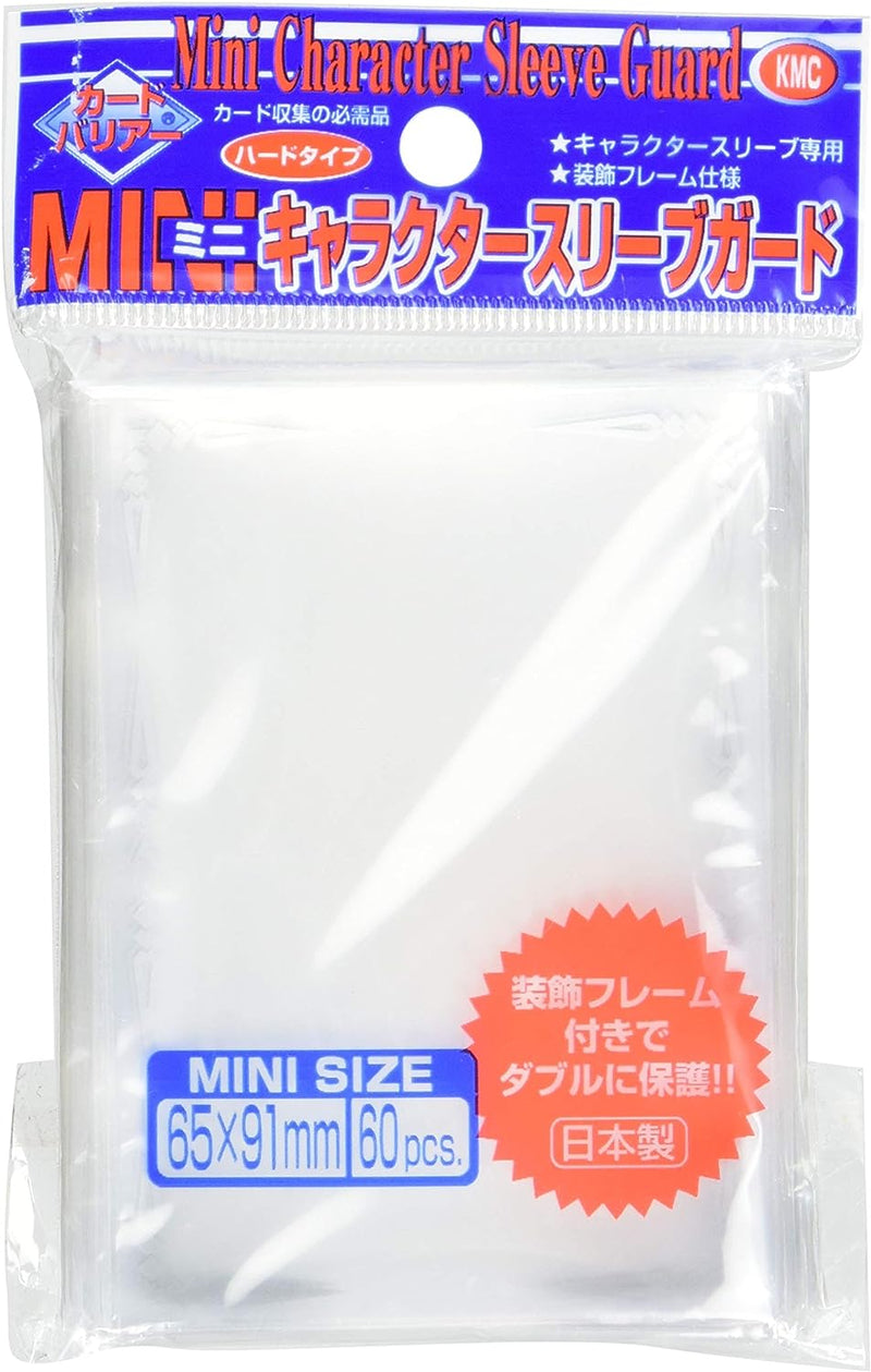 KMC Small Sleeves Character Guard Clear with Silver Scroll Work 60-Count