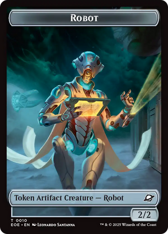 Robot // Drone Double-Sided Token [Edge of Eternities Tokens]