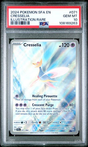 2024 POKEMON SFA EN-SHROUDED FABLE #071 CRESSELIA ILLUSTRATION RARE