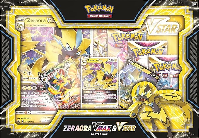 Pokémon TCG: Zeraora VMAX & VSTAR Battle Box