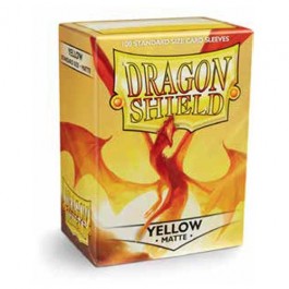 Dragon Shield Sleeves: Standard Matte - Yellow 100CT