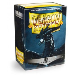 Dragon Shield Sleeves: Standard Matte - Jet 100CT