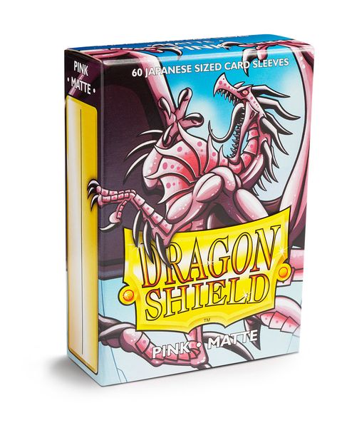 Dragon Shield 60ct Deck Protector Mini Matte Pink