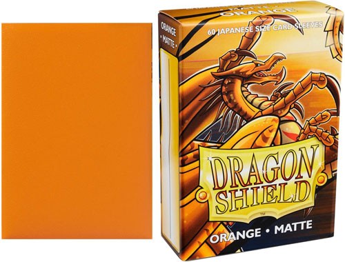 Dragon Shield 60ct Deck Protector Mini Matte Orange