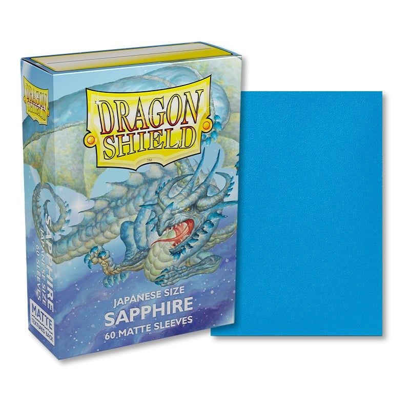 Dragon Shield Sleeves: Japanese Matte - Sapphire 60CT