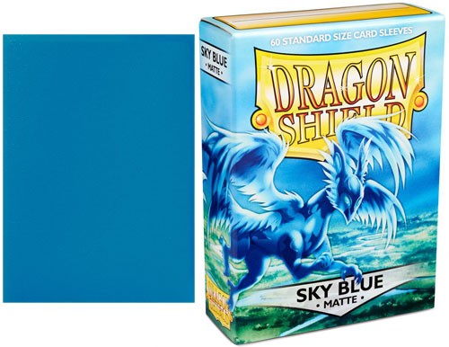 Dragon Shield Sleeves: Standard Matte - Sky Blue 60CT