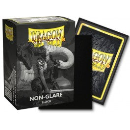 Dragon Shield Sleeves: Standard Non-Glare Matte - Black 100CT