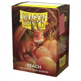 Dragon Shield Sleeves: Standard Matte Dual - Peach 100CT