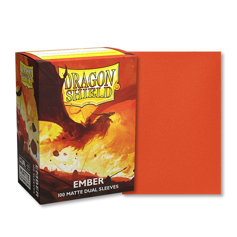 Dragon Shield Sleeves: Standard Matte Dual - Ember 100CT