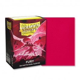 Dragon Shield Sleeves: Standard Matte Dual - Fury 100CT