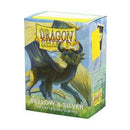 Dragon Shield Sleeves: Standard Matte Dual - Yellow & Silver 100CT