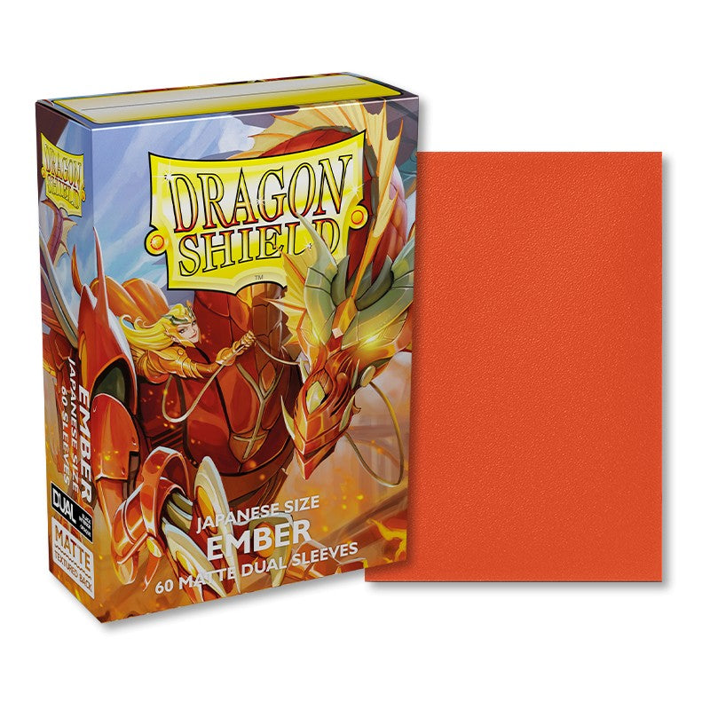 Dragon Shield Mini Sleeves 60ct Pack - Dual Matte Ember