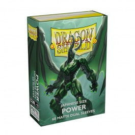 Dragon Shield Sleeves: Japanese Matte Dual - Power 60CT