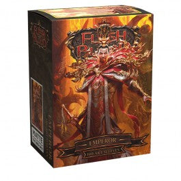 Dragon Shield Sleeves: Standard Brushed Art Flesh and Blood - The Emperor of Volcor 100CT