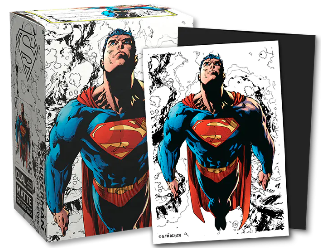 Dragon Shield Sleeves - 100ct Box Matte Dual Art - Superman (Full Color)
