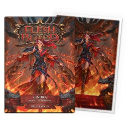 Dragon Shield Sleeves: Standard Matte Art Flesh and Blood - Cindra, Dracai of Retribution 100CT