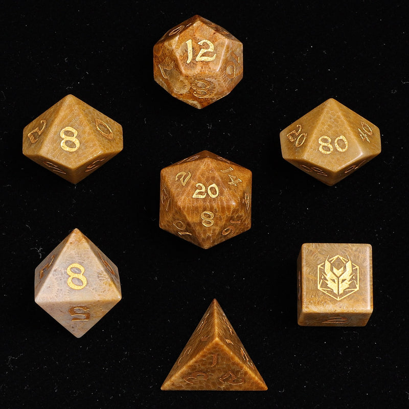 Dragons Hoard Dice Set - Coral
