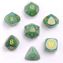 Dragons Hoard Luster Cut Dice Set - Jade
