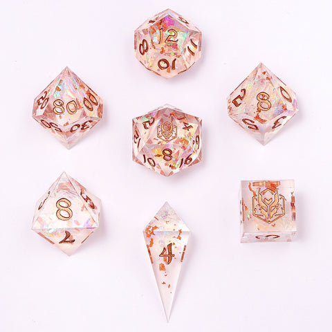 Captured Magic Hand Sanded Sharp Edge Resin - Opal