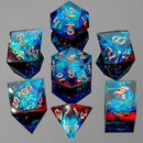 Captured Magic Hand Sanded Sharp Edge Resin - Blue Red