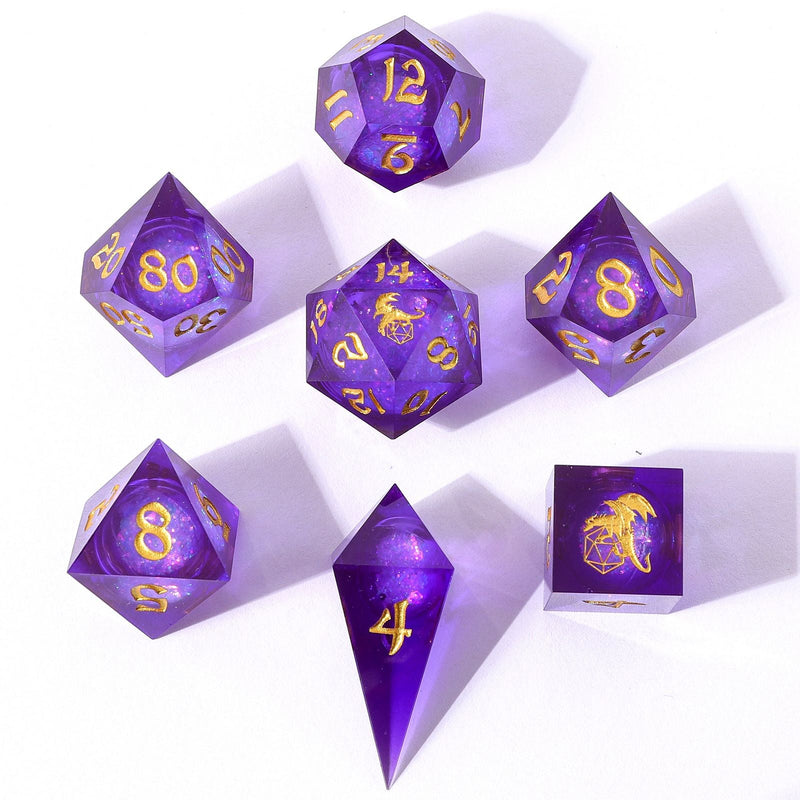 Captured Magic Hand Sanded Sharp Edge Resin Liquid Core - Distilled Storm