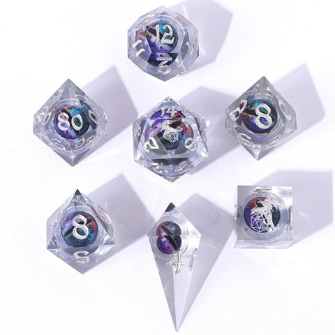 Captured Magic Hand Sanded Sharp Edge Resin - Beholder's Gaze Rainbow