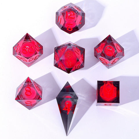 Liquid Core Sharp Edge Resin - Glow in The Dark - Red