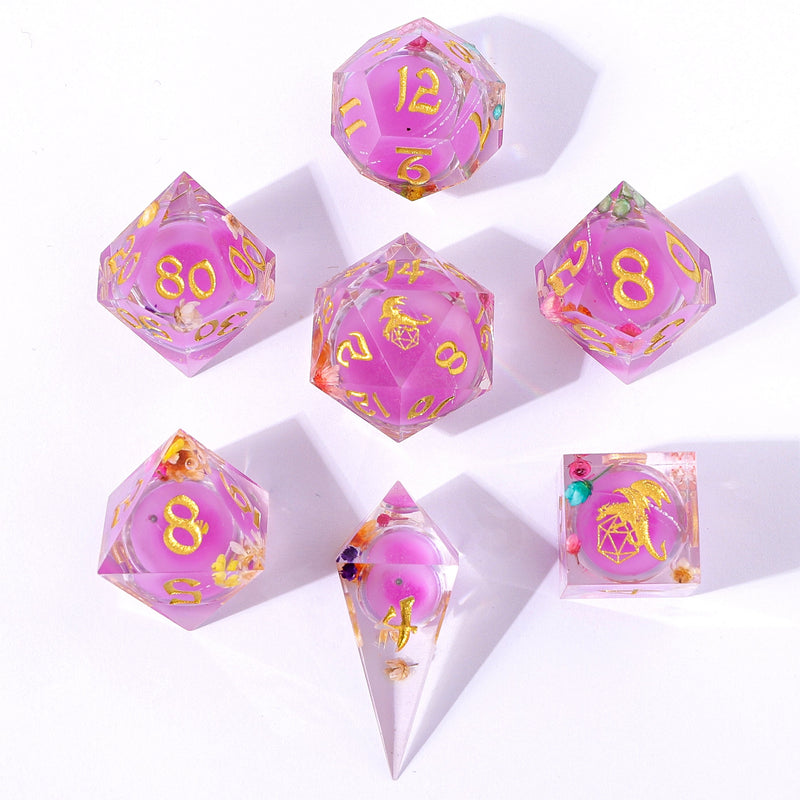 Captured Magic Liquid Core Hand Sanded Sharp Edge Resin - Arcane Blossom