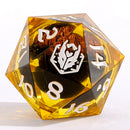 Captured Magic Hand Sanded Sharp Edge Resin -Beholder's Gaze Yellow