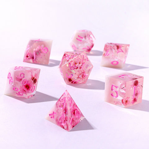 Captured Magic Hand Sanded Sharp Edge Resin - Sakura Cherry Blossom